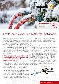 Anwendungsbericht Trinkwasserleitungen