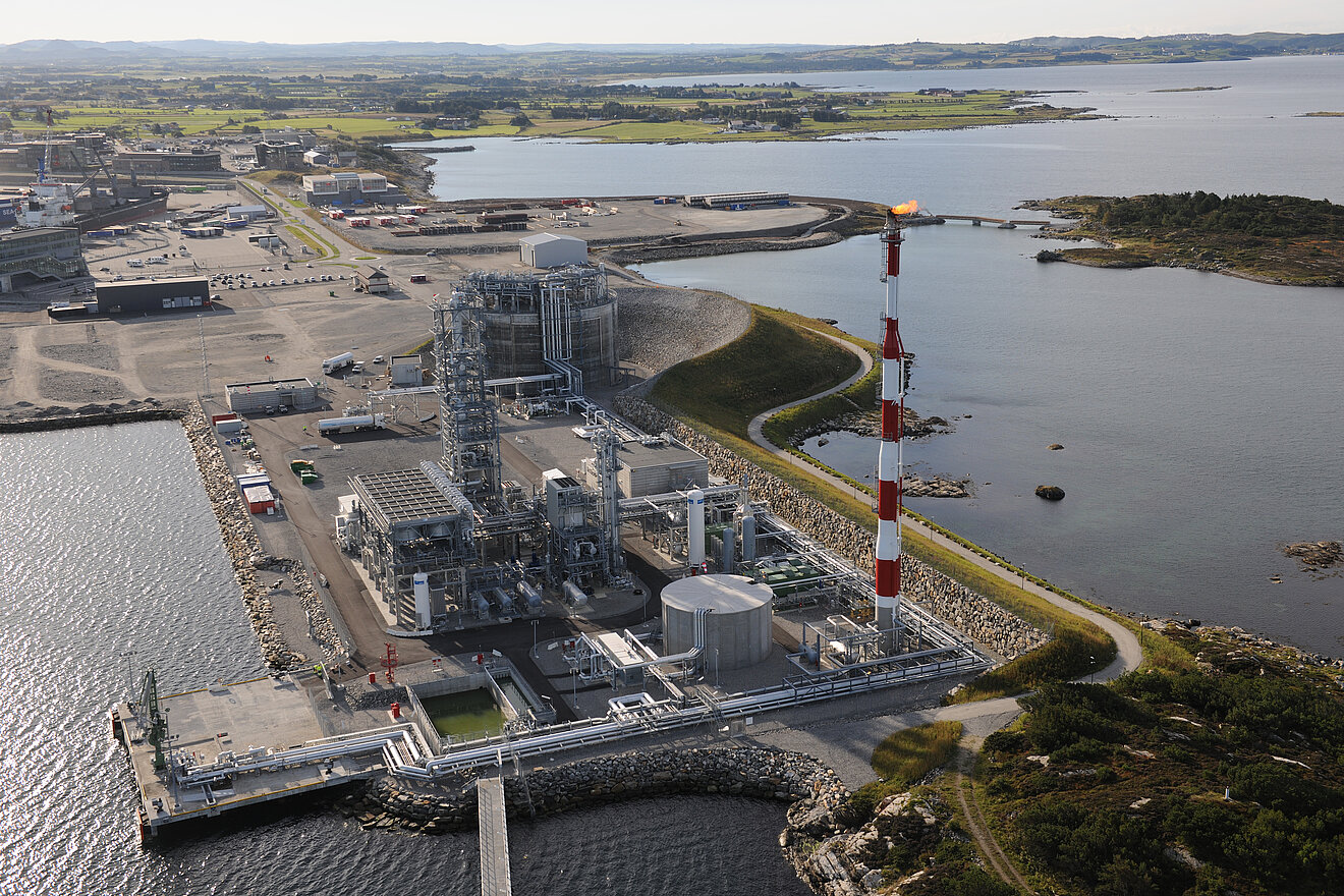 LNG Terminal von oben