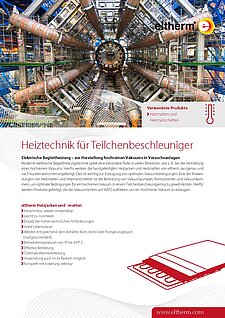 Anwendungsbericht Partikelbeschleuniger