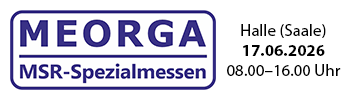 Logo of the MEORGA trade fair, date: 17 June 2026, from 8 a.m. to 4 p.m.