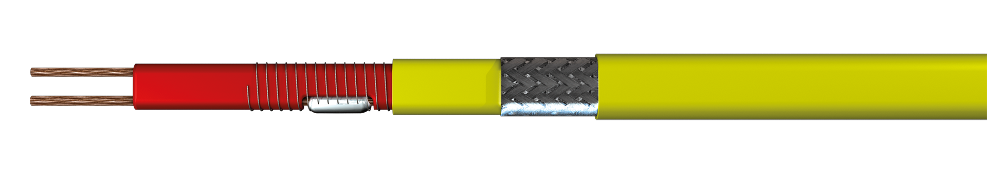 Beispielhaftes Produktbild eines Parallelheizkabels von eltherm
